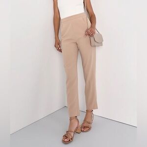 Lulu's Elegant Beige Trousers (M)